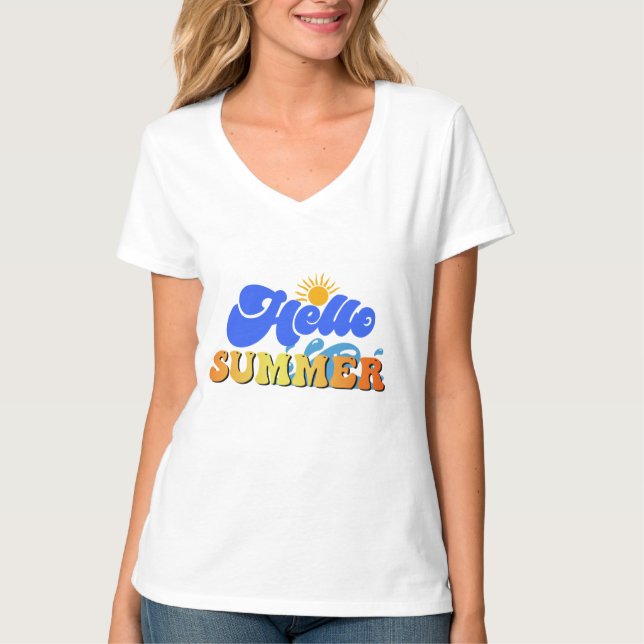 Hello Summer T-Shirt (Front)