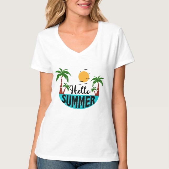 Hello Summer T-Shirt (Front)