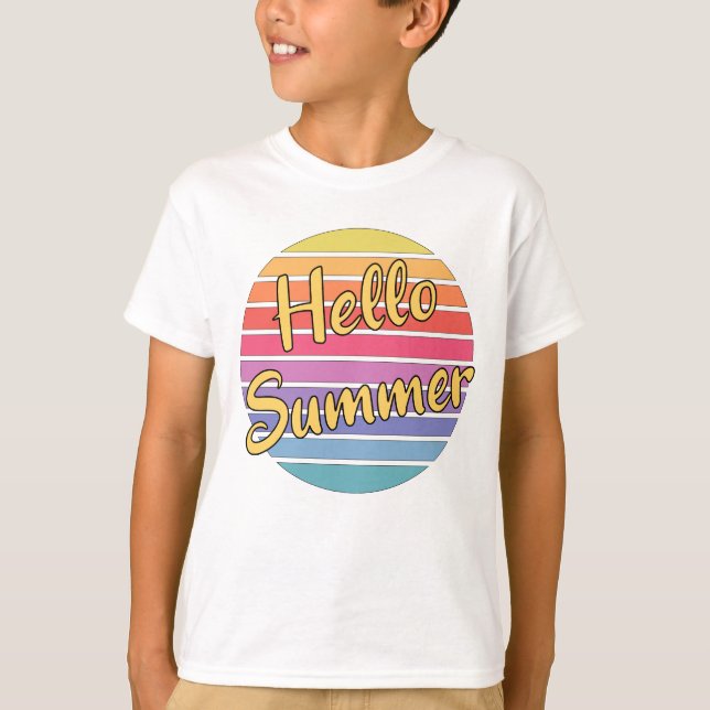Hello Summer T-Shirt (Front)