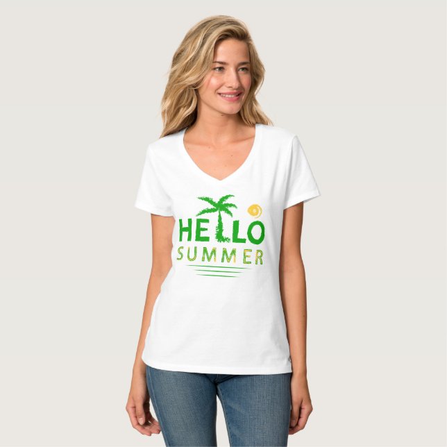 Hello Summer T-Shirt (Front Full)