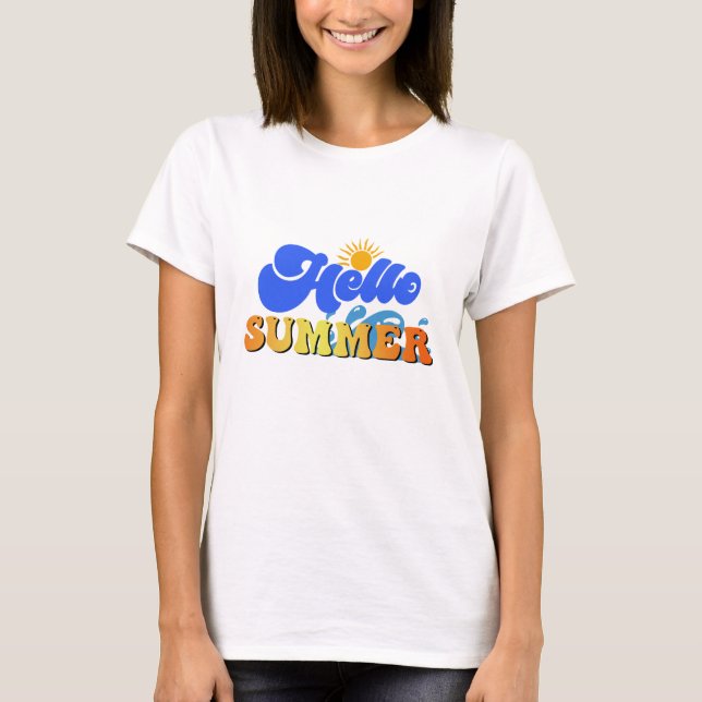 Hello Summer T-Shirt (Front)