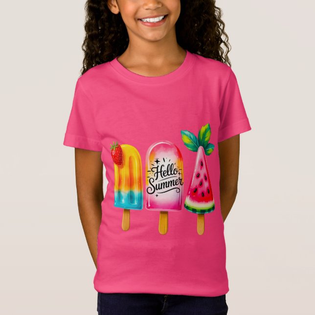 Hello Summer  T-Shirt (Front)