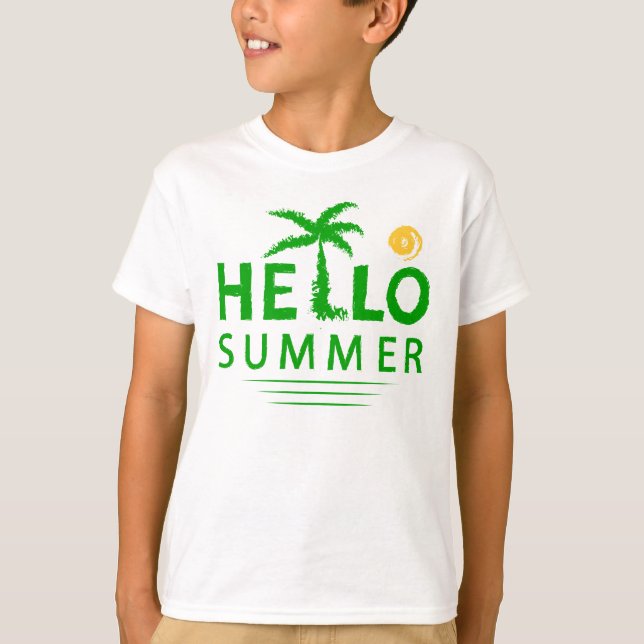Hello Summer T-Shirt (Front)