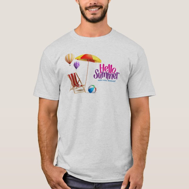 Hello summer  T-Shirt (Front)