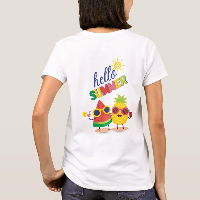 "Hello summer" t-shirt (Back)