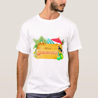 Hello Summer – T-shirt Tropical Évasion