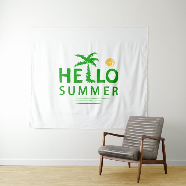 Hello Summer Tapestry (In Situ (Horizontal))