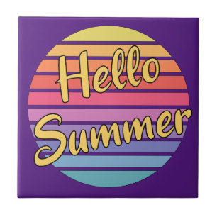 Hello Summer Tile