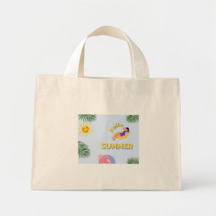 Hello summer tote bag