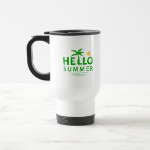 Hello Summer Travel Mug