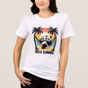 Hello Summer  Tri-Blend Shirt