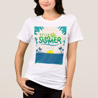 Hello Summer Tri-Blend Shirt