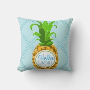 Hello Summer Tropical Pineapple Cushion