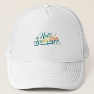 Hello Summer Trucker Hat