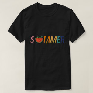 Hello Summer Vacation Watermelon Gift  T-Shirt