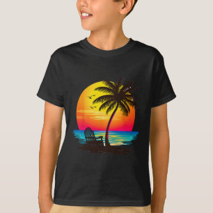 Hello Summer Vibes Vacation Mens Womens Beach Crui T-Shirt