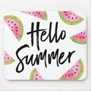 Hello Summer Watermelon Mouse Mat