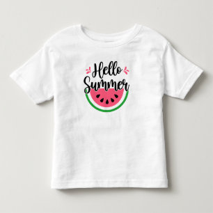Hello Summer Watermelon Toddler T-Shirt