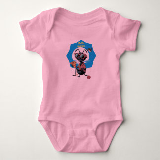 Hello summer with ant eat pizza baby bodysuit