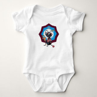 Hello summer with ant eat pizza baby bodysuit