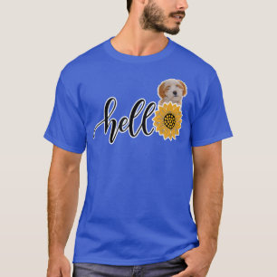 Hello Sunflower Tibetan Terrier T-Shirt