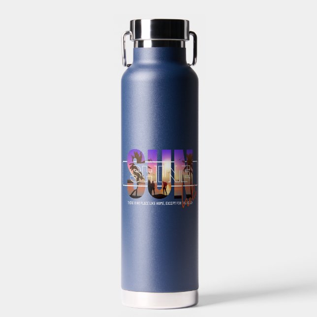 Hello Sunshine (2) | Thor Copper Vacuum Insulated Water Bottle (Front)