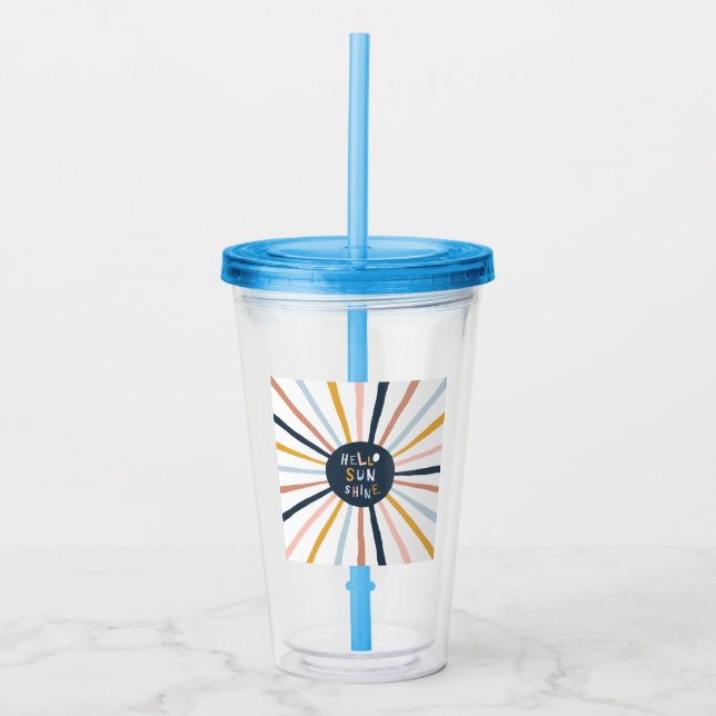 Hello Sunshine Acrylic Tumbler (Front)