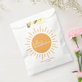 Hello Sunshine Baby Shower  Favour Bags