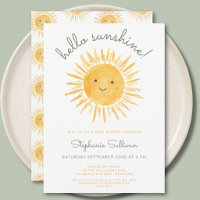Hello Sunshine Baby Shower 