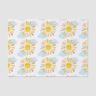Hello Sunshine Baby Shower Tissue Paper