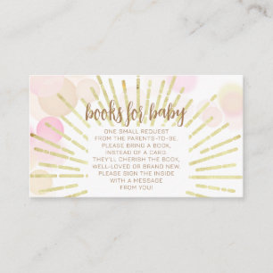 Hello Sunshine Boho Modern Happy Baby Girl Shower Enclosure Card
