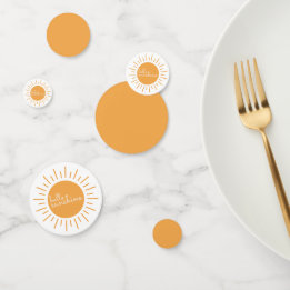 Hello Sunshine Boho Sunshine Gender Neutral Confetti