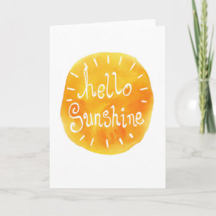 Hello Sunshine Card