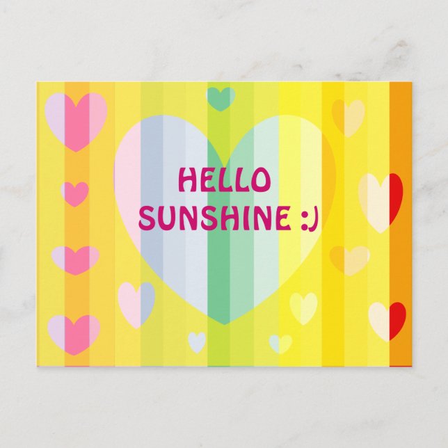 HELLO SUNSHINE CARD (Front)