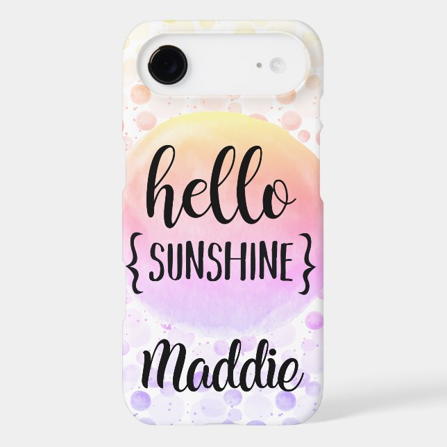 Hello Sunshine Case-Mate iPhone Case (Back)