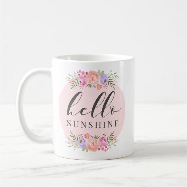 Hello Sunshine Coffee Mug (Left)