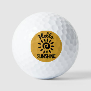 Hello Sunshine  Golf Balls