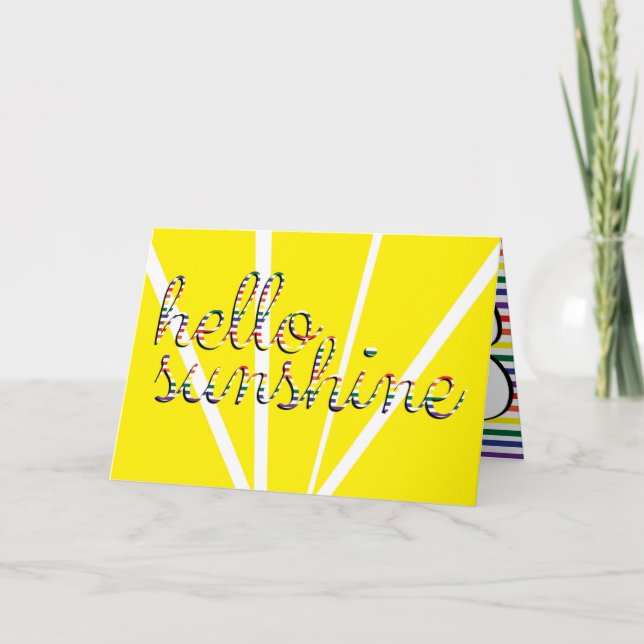Hello Sunshine! Greeting Card (Front)