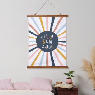 Hello Sunshine Hanging Tapestry