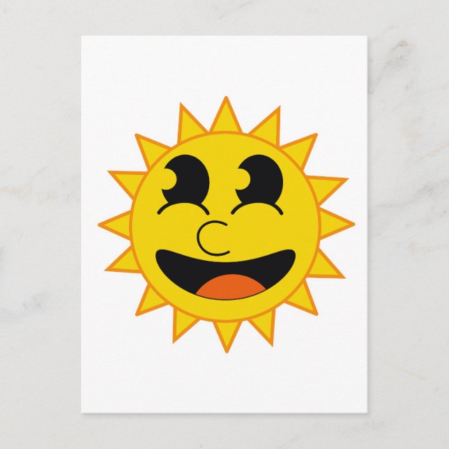 Hello Sunshine Holiday Postcard (Front)