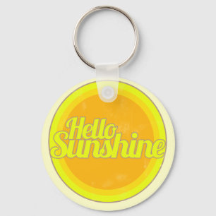 Hello Sunshine Key Ring