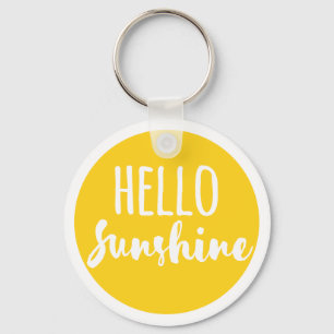 Hello Sunshine Key Ring