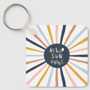 Hello Sunshine Key Ring