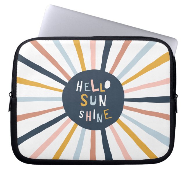 Hello Sunshine Laptop Sleeve (Front)
