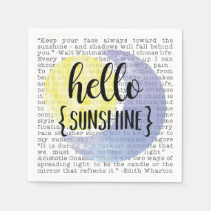 Hello Sunshine Napkin