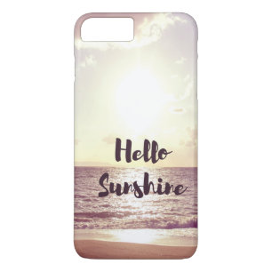 "Hello Sunshine" Photo Quote iPhone 8 Plus/7 Plus Case