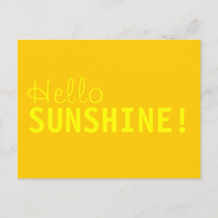 Hello Sunshine Postcard