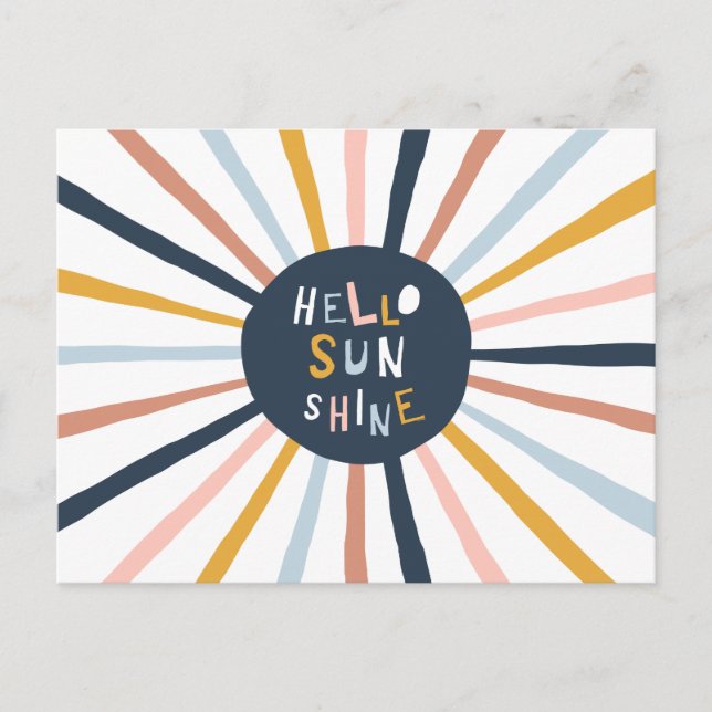 Hello Sunshine Postcard (Front)