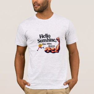Hello Sunshine – Run. Flex. Repeat. T-Shirt