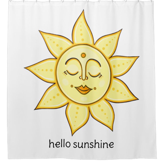 Hello Sunshine Shower Curtain (Front)
